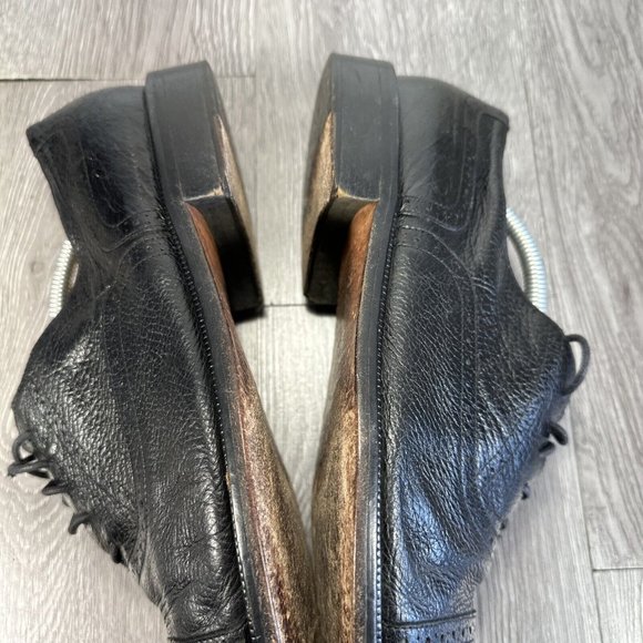 Carlo Martino Oxfords Black Shoes Men\'s Sz 12  Genuine Leather Italy main image 13